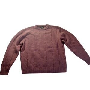 Jos. A. Bank‎ Wool Blend Textured Knit Sweater Pullover Men's M Business Casual